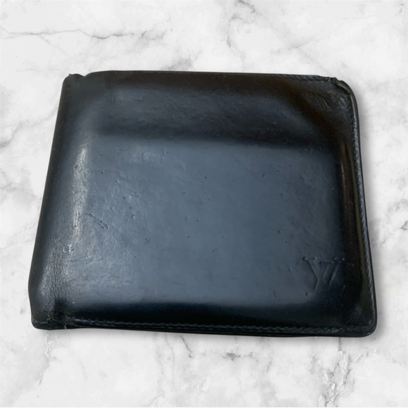 Louis Vuitton Other - Louis Vuitton Bifold Wallet Black Leather